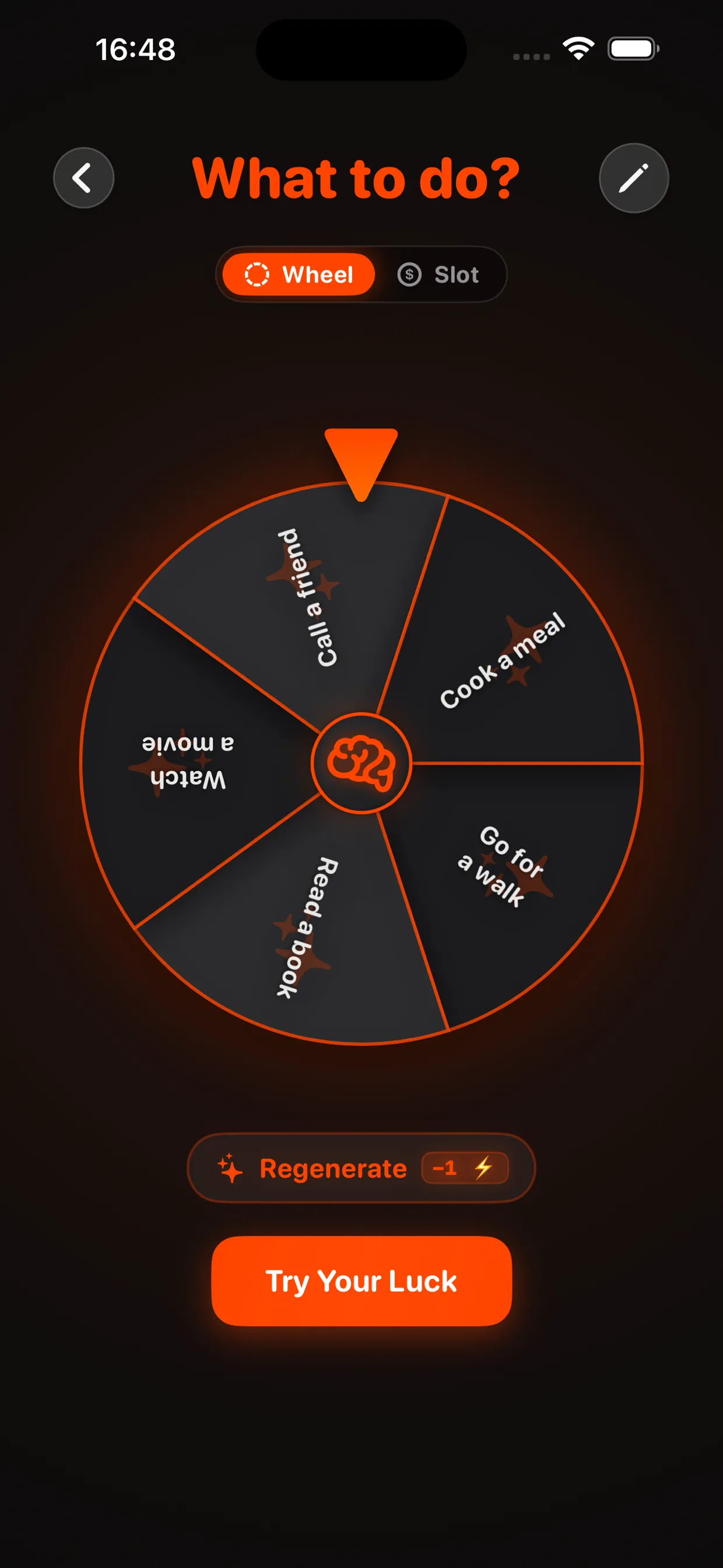 Optio Screenshot